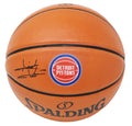 Isiah Thomas Signed Spalding Detroit Pistons Logo Game Series Replica NBA Basketball - THOBSK205 - Isiah Thomas Signed Spalding Detroit Pistons Logo Game Series Replica NBA Basketball product image
