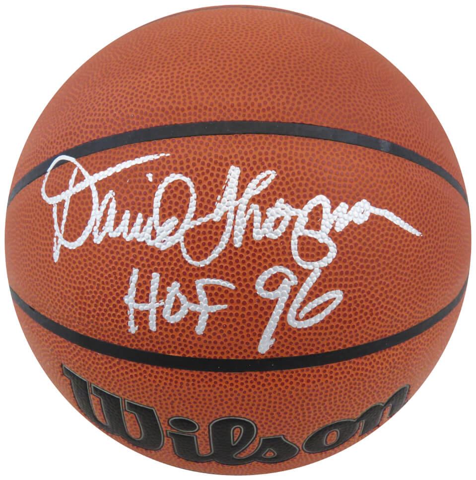 David Thompson Signed Wilson Indoor/Outdoor NBA Basketball w/HOF'96 - THOBSK242 - David Thompson Signed Wilson Indoor/Outdoor NBA Basketball w/HOF'96 product image