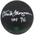 David Thompson Signed Spalding Phantom Black With Green Lettering NBA Basketball w/HOF'96 - THOBSK244 - David Thompson Signed Spalding Phantom Black With Green Lettering NBA Basketball w/HOF'96 product image