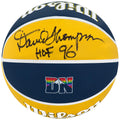 David Thompson Signed Wilson Denver Nuggets 'The City' Logo NBA Basketball w/HOF'96 - THOBSK248 - David Thompson Signed Wilson Denver Nuggets 'The City' Logo NBA Basketball w/HOF'96 product image