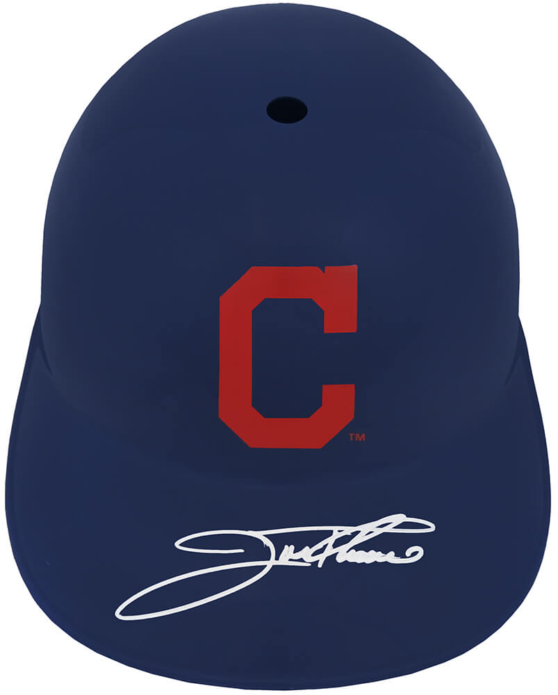 Jim Thome Signed Cleveland Indians Souvenir Replica Batting Helmet - THOBTH112 - Jim Thome Signed Cleveland Indians Souvenir Replica Batting Helmet product image
