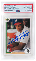 Frank Thomas Signed White Sox 1991 Upper Deck Baseball Card #246 - (PSA/DNA Encapsulated) - THOCAR118 - Frank Thomas Signed White Sox 1991 Upper Deck Baseball Card #246 - (PSA/DNA Encapsulated) product image