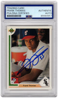Frank Thomas Signed Chicago White Sox 1991 Upper Deck Baseball Card #246 - (PSA/DNA Encapsulated) - THOCAR124 - Frank Thomas Signed Chicago White Sox 1991 Upper Deck Baseball Card #246 - (PSA/DNA Encapsulated) product image