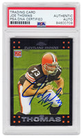 Joe Thomas Signed Cleveland Browns 2007 Topps Chrome Rookie Card #TC264 - (PSA/DNA Encapsulated) - THOCAR319 - Joe Thomas Signed Cleveland Browns 2007 Topps Chrome Rookie Card #TC264 - (PSA/DNA Encapsulated) product image