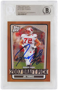 Joe Thomas Signed 2007 Topps DPP Rookie Football Trading Card #115 - (Beckett Encapsulated) - THOCAR324 - Joe Thomas Signed 2007 Topps DPP Rookie Football Trading Card #115 - (Beckett Encapsulated) product image