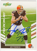 Joe Thomas Signed Cleveland Browns 2007 Score Rookie Football Card #355 - THOCAR329 - Joe Thomas Signed Cleveland Browns 2007 Score Rookie Football Card #355 product image