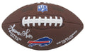 Thurman Thomas Signed Buffalo Bills Wilson Brown Logo Football - THOFTB305 - Thurman Thomas Signed Buffalo Bills Wilson Brown Logo Football product image