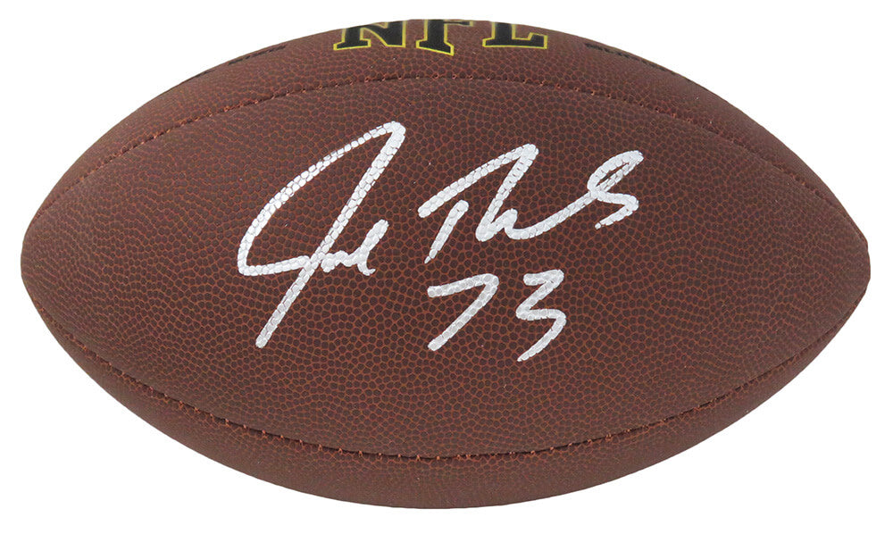 Joe Thomas Signed Wilson Super Grip Full Size NFL Football - THOFTB321 - Joe Thomas Signed Wilson Super Grip Full Size NFL Football product image