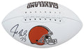 Joe Thomas Signed Cleveland Browns Logo Full Size Football - THOFTB322 - Joe Thomas Signed Cleveland Browns Logo Full Size Football product image