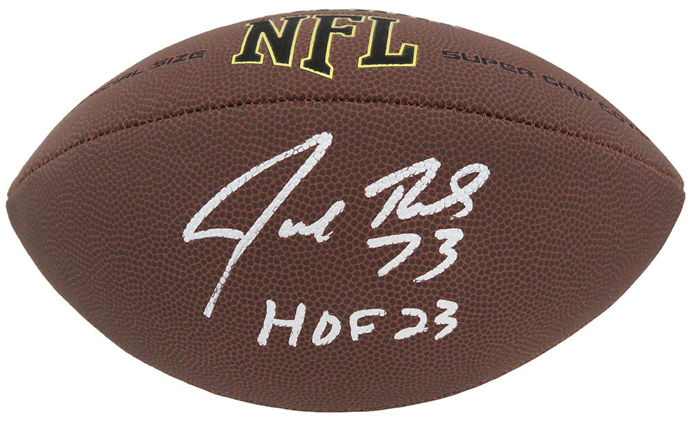 Joe Thomas Signed Wilson Super Grip Full Size NFL Football w/HOF'23 - THOFTB324 - Joe Thomas Signed Wilson Super Grip Full Size NFL Football w/HOF'23 product image