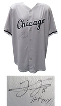 Frank Thomas Signed Chicago White Sox Majestic Grey Baseball Jersey w/HOF 2014 - THOJRY107 - Frank Thomas Signed Chicago White Sox Majestic Grey Baseball Jersey w/HOF 2014 product image