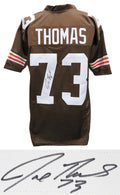 Joe Thomas Signed Brown Custom Jersey - THOJRY322 - Joe Thomas Signed Brown Custom Jersey product image