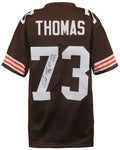 Joe Thomas Signed Brown Custom Football Jersey w/HOF 2023 - THOJRY328 - Joe Thomas Signed Brown Custom Football Jersey w/HOF 2023 product image