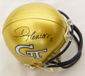 Demaryius Thomas Signed Georgia Tech Riddell Mini Helmet - THOMIN301 - Demaryius Thomas Signed Georgia Tech Riddell Mini Helmet product image