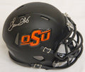 Thurman Thomas Signed Oklahoma State Cowboys Black Riddell Speed Mini Helmet - THOMIN312 - Thurman Thomas Signed Oklahoma State Cowboys Black Riddell Speed Mini Helmet product image