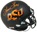 Thurman Thomas Signed Oklahoma State Black Riddell Speed Mini Helmet - THOMIN314 - Thurman Thomas Signed Oklahoma State Black Riddell Speed Mini Helmet product image