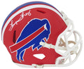 Thurman Thomas Signed Buffalo Bills Throwback Riddell Speed Mini Helmet - THOMIN325 - Thurman Thomas Signed Buffalo Bills Throwback Riddell Speed Mini Helmet product image