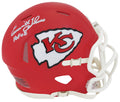 Emmitt Thomas Signed Kansas City Chiefs Riddell Speed Mini Helmet w/HOF'08 - THOMIN370 - Emmitt Thomas Signed Kansas City Chiefs Riddell Speed Mini Helmet w/HOF'08 product image