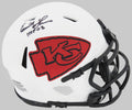 Emmitt Thomas Signed Kansas City Chiefs Lunar Eclipse Riddell Speed Mini Helmet w/HOF'08 - THOMIN371 - Emmitt Thomas Signed Kansas City Chiefs Lunar Eclipse Riddell Speed Mini Helmet w/HOF'08 product image