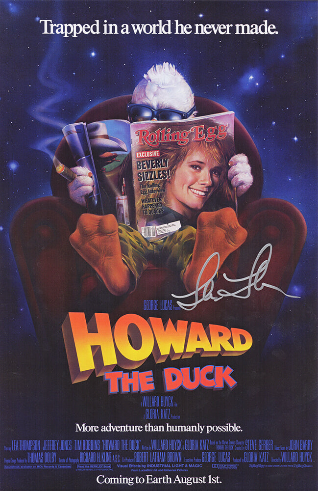 Lea Thompson Signed Howard The Duck 11x17 Movie Poster - THOPST501 - Lea Thompson Signed Howard The Duck 11x17 Movie Poster product image