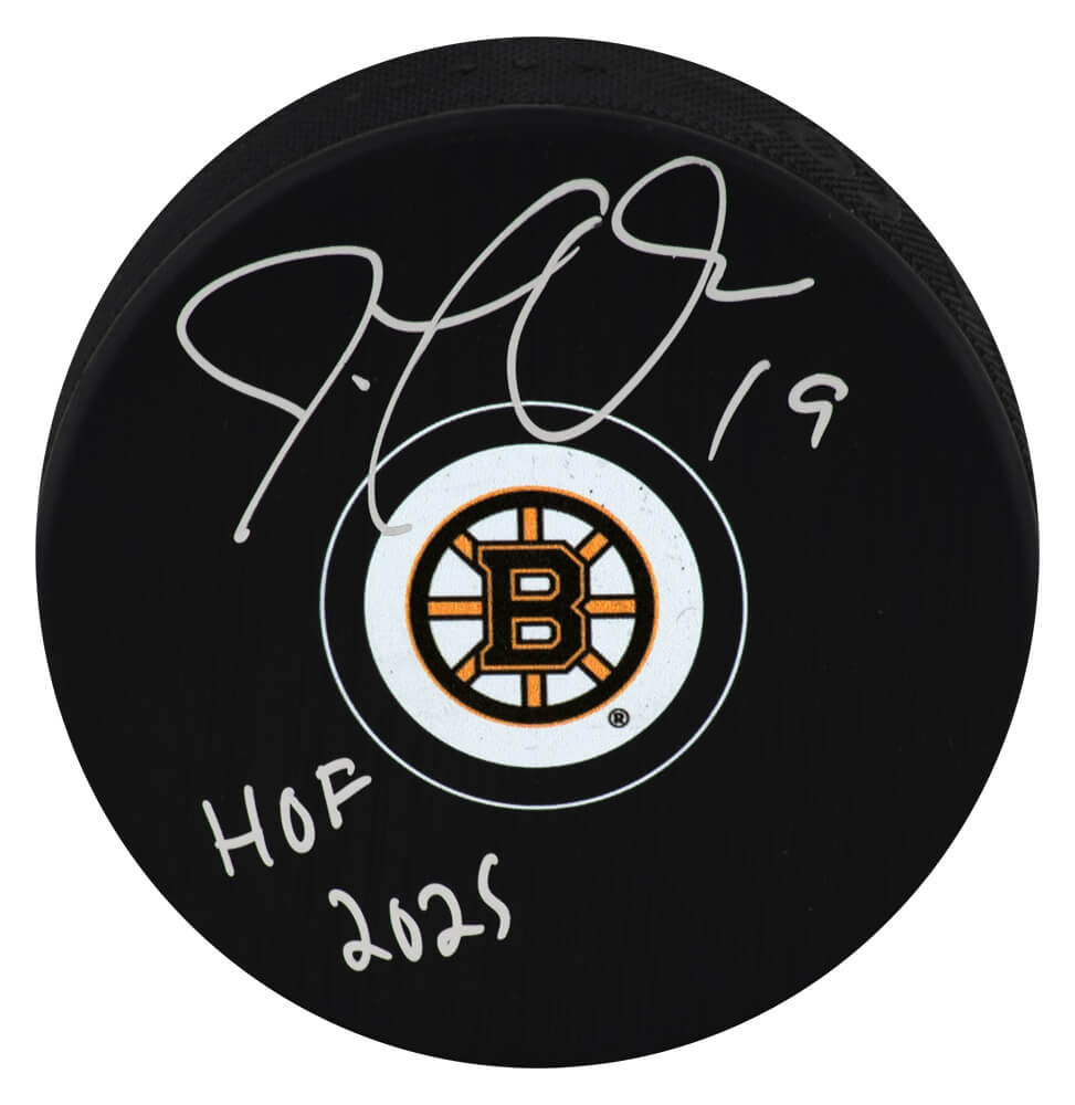Joe Thornton Signed Boston Bruins Logo Hockey Puck w/HOF 2025 - THOPUC401 - Joe Thornton Signed Boston Bruins Logo Hockey Puck w/HOF 2025 product image