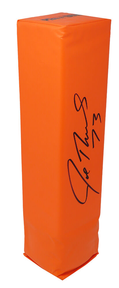 Joe Thomas Signed Orange Endzone Pylon - THOPYL310 - Joe Thomas Signed Orange Endzone Pylon product image