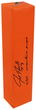 Joe Thomas Signed BSN Orange Endzone Pylon w/10,363 Consecutive Snaps - THOPYL311 - Joe Thomas Signed BSN Orange Endzone Pylon w/10,363 Consecutive Snaps product image