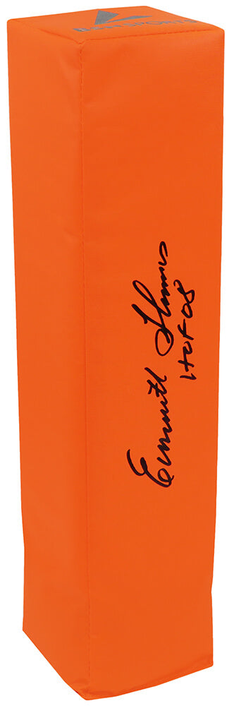 Emmitt Thomas Signed BSN Orange Endzone Pylon w/HOF'08 - THOPYL325 - Emmitt Thomas Signed BSN Orange Endzone Pylon w/HOF'08 product image