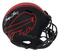 Thurman Thomas Signed Buffalo Bills Eclipse Black Matte Riddell Speed Full Size Replica Helmet - THOREP315 - Thurman Thomas Signed Buffalo Bills Eclipse Black Matte Riddell Speed Full Size Replica Helmet product image