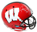 Joe Thomas Signed Wisconsin Badgers Red Schutt Full Size Replica Helmet - THOREP323 - Joe Thomas Signed Wisconsin Badgers Red Schutt Full Size Replica Helmet product image