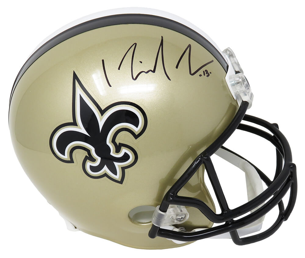 Michael Thomas Signed New Orleans Saints Riddell Full Size Replica Helmet - THOREP330 - Michael Thomas Signed New Orleans Saints Riddell Full Size Replica Helmet product image