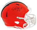 Joe Thomas Signed Cleveland Browns Riddell Full Size Speed Replica Helmet (White Facemask) - THOREP332 - Joe Thomas Signed Cleveland Browns Riddell Full Size Speed Replica Helmet (White Facemask) product image
