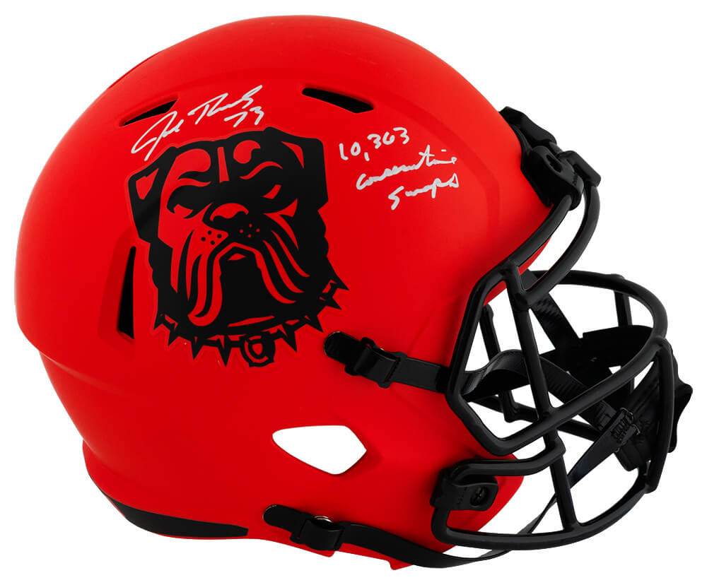 Joe Thomas Signed Cleveland Browns RAVE Riddell Full Size Speed Replica Helmet w/10,363 Consecutive Snaps - THOREP333 - Joe Thomas Signed Cleveland Browns RAVE Riddell Full Size Speed Replica Helmet w/10,363 Consecutive Snaps product image