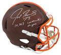Joe Thomas Signed Cleveland Browns FLASH Riddell Full Size Speed Replica Helmet w/10,363 Consecutive Snaps - THOREP340 - Joe Thomas Signed Cleveland Browns FLASH Riddell Full Size Speed Replica Helmet w/10,363 Consecutive Snaps product image