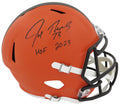 Joe Thomas Signed Cleveland Browns Riddell Full Size Speed Replica Helmet w/HOF 2023 - THOREP345 - Joe Thomas Signed Cleveland Browns Riddell Full Size Speed Replica Helmet w/HOF 2023 product image