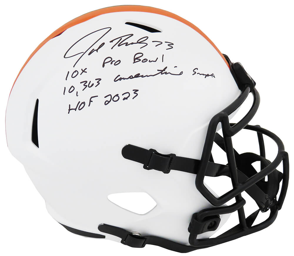 Joe Thomas Signed Cleveland Browns Lunar Eclipse Riddell Full Size Speed Replica Helmet w/10x Pro Bowl, 10363 Consecutive Snaps, HOF'23 - THOREP347 - Joe Thomas Signed Cleveland Browns Lunar Eclipse Riddell Full Size Speed Replica Helmet w/10x Pro Bowl, 10363 Consecutive Snaps, HOF'23 product image