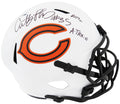 Anthony Thomas Signed Chicago Bears Lunar Eclipse Riddell Full Size Speed Replica Helmet w/A-Train, ROY'01 - THOREP373 - Anthony Thomas Signed Chicago Bears Lunar Eclipse Riddell Full Size Speed Replica Helmet w/A-Train, ROY'01 product image
