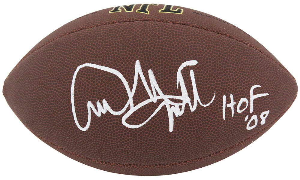 Andre Tippett Signed Wilson Super Grip Full Size NFL Football w/HOF'08 - TIPFTB301 - Andre Tippett Signed Wilson Super Grip Full Size NFL Football w/HOF'08 product image
