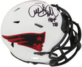 Andre Tippett Signed New England Patriots Lunar Eclipse Riddell Speed Mini Helmet w/HOF'08 - TIPMIN301 - Andre Tippett Signed New England Patriots Lunar Eclipse Riddell Speed Mini Helmet w/HOF'08 product image