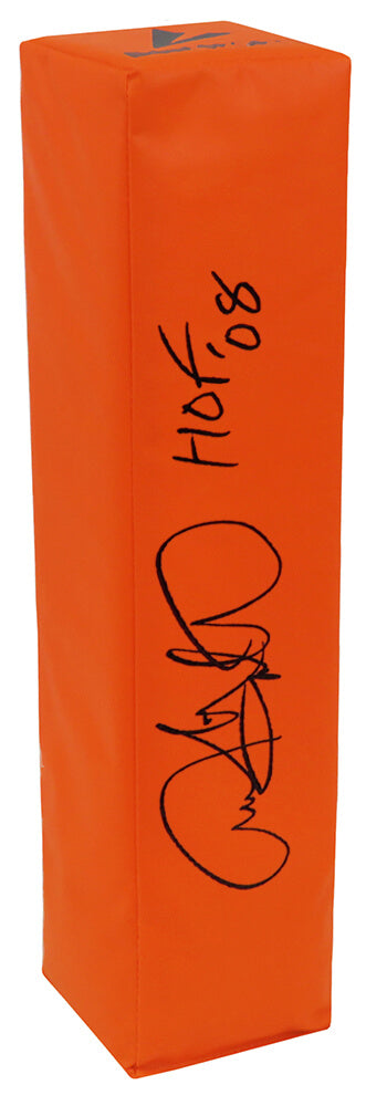 Andre Tippett Signed BSN Orange Football Endzone Pylon w/HOF'08 - TIPPYL301 - Andre Tippett Signed BSN Orange Football Endzone Pylon w/HOF'08 product image