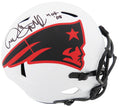 Andre Tippett Signed New England Patriots Lunar Eclipse Riddell Full Size Speed Replica Helmet w/HOF'08 - TIPREP301 - Andre Tippett Signed New England Patriots Lunar Eclipse Riddell Full Size Speed Replica Helmet w/HOF'08 product image