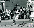 Y.A. Tittle Signed Giants B&W Drop Back Action 8x10 Photo w/HOF'71 - TIT08P303 - Y.A. Tittle Signed Giants B&W Drop Back Action 8x10 Photo w/HOF'71 product image