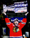 Jonathan Toews Signed Chicago Blackhawks 2015 Stanley Cup Holding Trophy 8x10 Photo - TOE08P402 - Jonathan Toews Signed Chicago Blackhawks 2015 Stanley Cup Holding Trophy 8x10 Photo product image