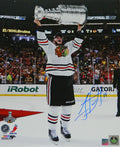 Jonathan Toews Signed Chicago Blackhawks 2013 Stanley Cup Holding Trophy 16x20 Photo - TOE16P401 - Jonathan Toews Signed Chicago Blackhawks 2013 Stanley Cup Holding Trophy 16x20 Photo product image