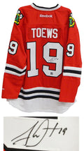 Jonathan Toews Signed Blackhawks Red Reebok Premier Jersey - TOEJRY400 - Jonathan Toews Signed Blackhawks Red Reebok Premier Jersey product image