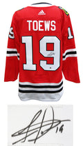 Jonathan Toews Signed Blackhawks Red Pro Adidas Premier Jersey - TOEJRY401 - Jonathan Toews Signed Blackhawks Red Pro Adidas Premier Jersey product image