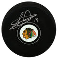 Jonathan Toews Signed Chicago Blackhawks Team Logo Hockey Puck - TOEPUC403 - Jonathan Toews Signed Chicago Blackhawks Team Logo Hockey Puck product image