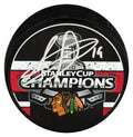 Jonathan Toews Signed Chicago Blackhawks 2010 Stanley Cup Champs Logo Hockey Puck - TOEPUC404 - Jonathan Toews Signed Chicago Blackhawks 2010 Stanley Cup Champs Logo Hockey Puck product image