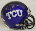 Ladainian Tomlinson Signed TCU Horned Frogs Riddell Mini Helmet - TOMMIN301 - Ladainian Tomlinson Signed TCU Horned Frogs Riddell Mini Helmet product image