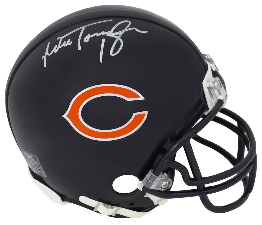 Mike Tomczak Signed Chicago Bears Riddell Mini Helmet - TOMMIN307 - Mike Tomczak Signed Chicago Bears Riddell Mini Helmet product image